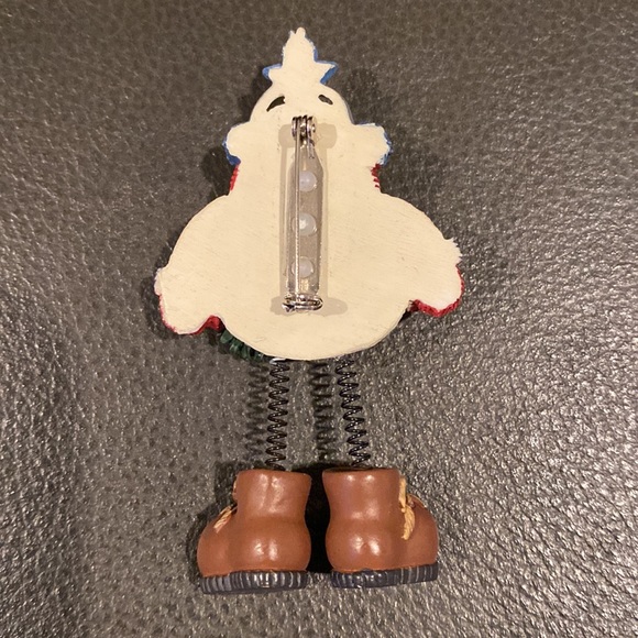 Christmas Snowman Holiday Brooch Pin - Picture 3 of 8